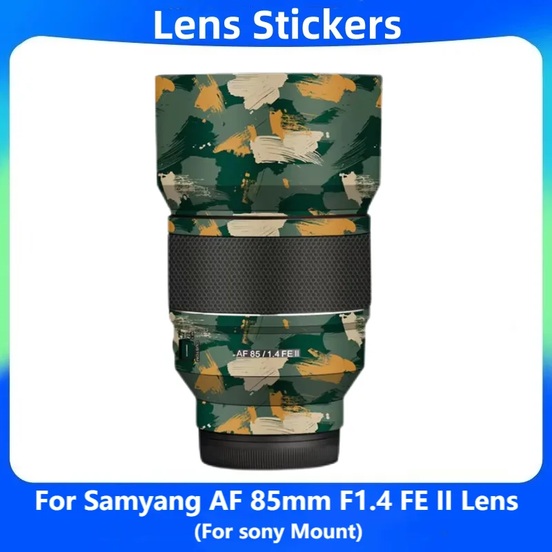 For Samyang AF 85mm F1.4 FE II Decal Skin Vinyl Wrap Film Camera Lens Body Protective Sticker Coat AF 85/1.4 II AF85F1.4FEⅡ