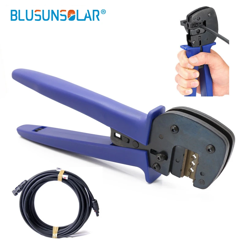 EU Stock Multifunctional Solar Crimping Tool Kit 270mm Solar Panel PV Cable 2.5/4/6mm2 Solar Photoroltaic Connector Wire Crimper