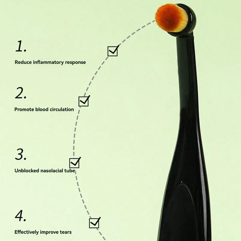 1-20 قطعة الكلب القط المسيل للدموع فرشاة إزالة البقع شعيرات ناعمة أداة تنظيف العين مع مسحوق قضيب للعناية بالنظافة الحيوانات الأليفة