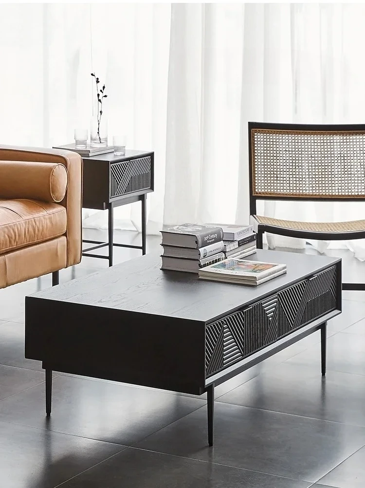 Coffee Table Small Apartment Home Living Room Tea Table City Light Luxury Tea Table Custom Living Room Home