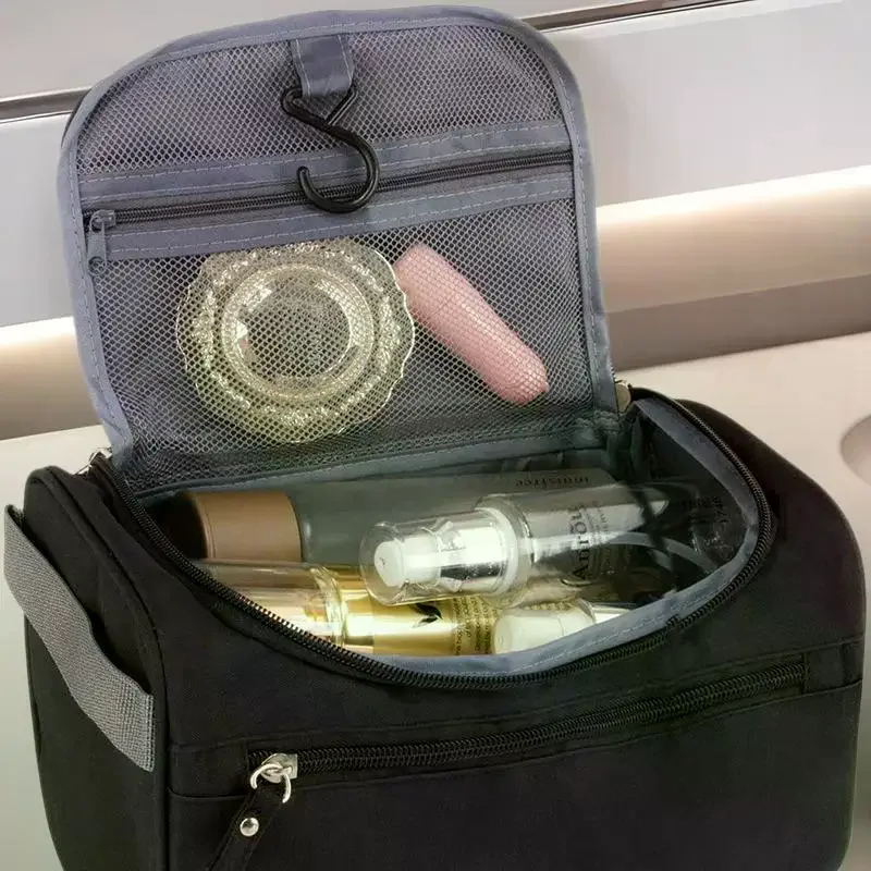 Men's Portable Outdoor Business Trip Travel Toiletry Bag Set, Large-Capacity Cosmetic Bag, Organizer Bag, Bath Bag