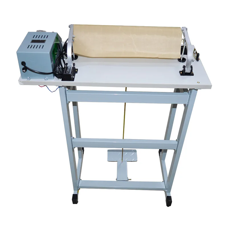 حقيبة السدادة دواسة القدم دفعة حقيبة بلاستيكية السدادة آلة الختم الحراري حزمة تقلص Sood تغليف المشروبات الكهربائية