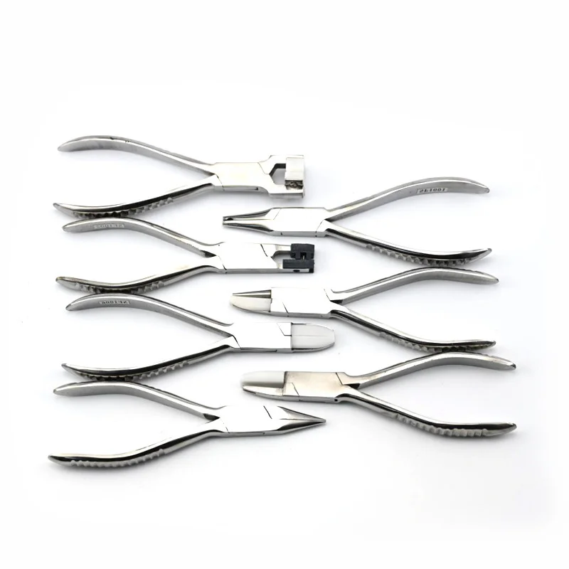 Best-Selling Stainless Steel Knife Pliers Eyewear Accessories Tool Set New Durable Material Glasses Repair Tool Pliers Set view 3