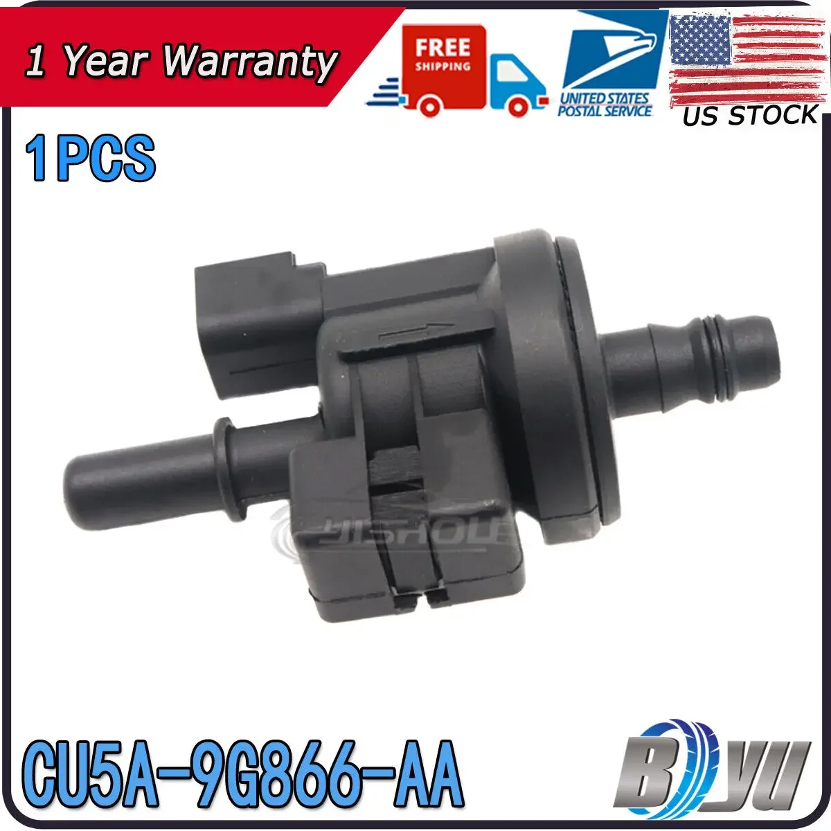 Car Vapor Canister Purge Valve CU5A-9G866-AA For Ford Fusion MKZ 2.0L Turb 2013-19 0280142519 DG9Z-9D289-D CU5A9G866AA