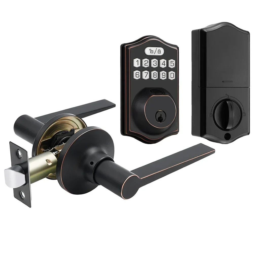 

Adjustable Lock Body Fingerprint Door Lock 140x140 Sensor Pixel Fingerprint Access Technology Outdoor Waterproof Rating