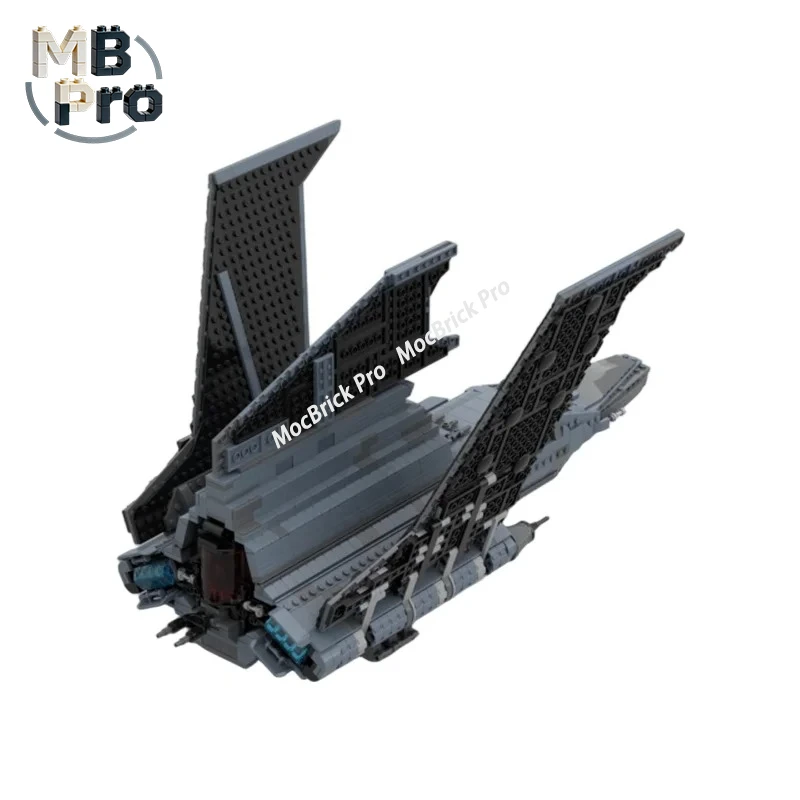 Exploration Shuttle MOC Bricks, Orbital Space Shuttle Model, Durable Construction Blocks for Space Theme Ornament and Leisure
