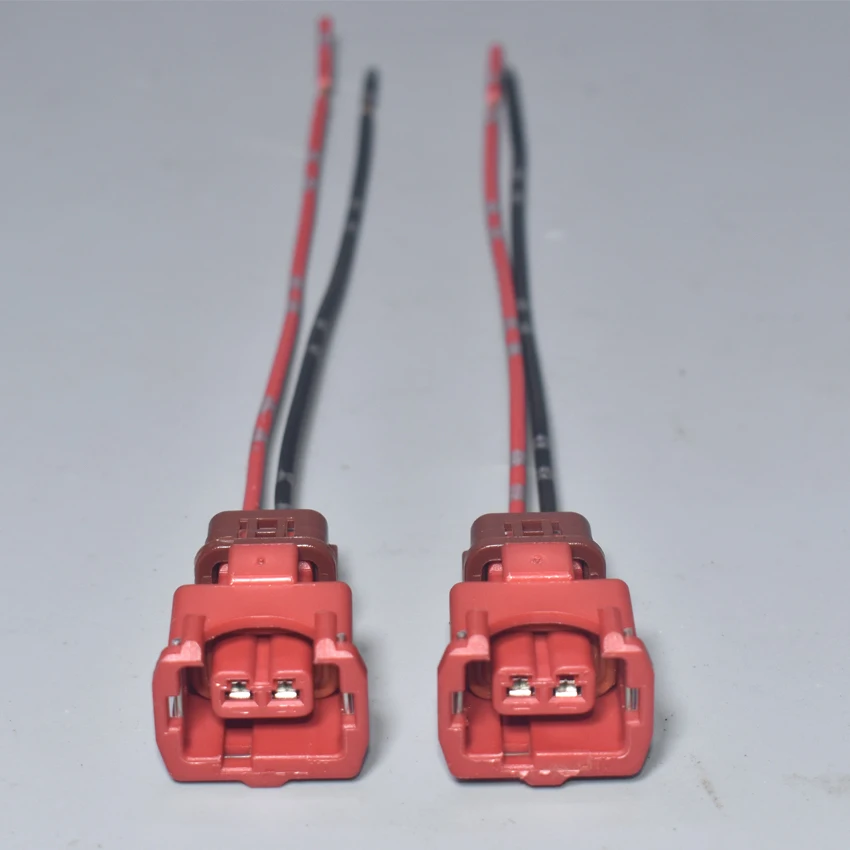 1 Set 2 Pin Automotive Connector Auto Electrical Plug For Nissan PB187-02326