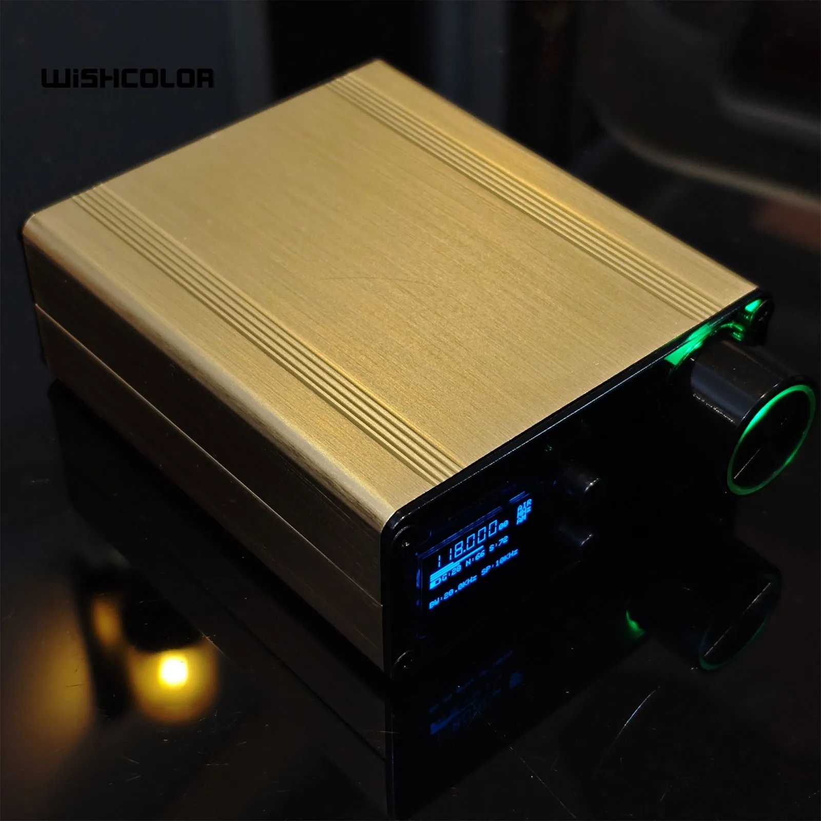 Wishcolor Black Metal Shell K3 150 kHz-1300 MHz Luchtvaart Volledige Band Ontvanger Hoge Prestaties Draadloze Digitale Audio Terminal
