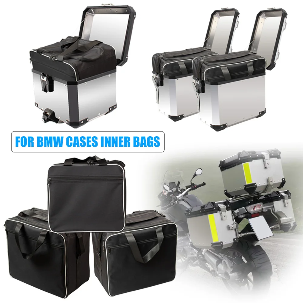 

Pop Motorcycle Luggage Bags For BMW R1200GS Adv Black Inner Bags R1250 R1250 Gs Adventure Suitcases Bag Motorbikes Bag