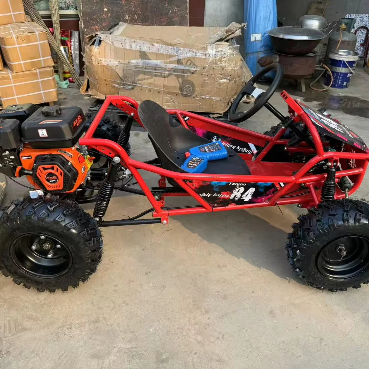 -For  Wholesale powered Four-stroke 212cc Single-seater Racing Off-road Vehicle 80 km/h Off-road Outdoor Kart^