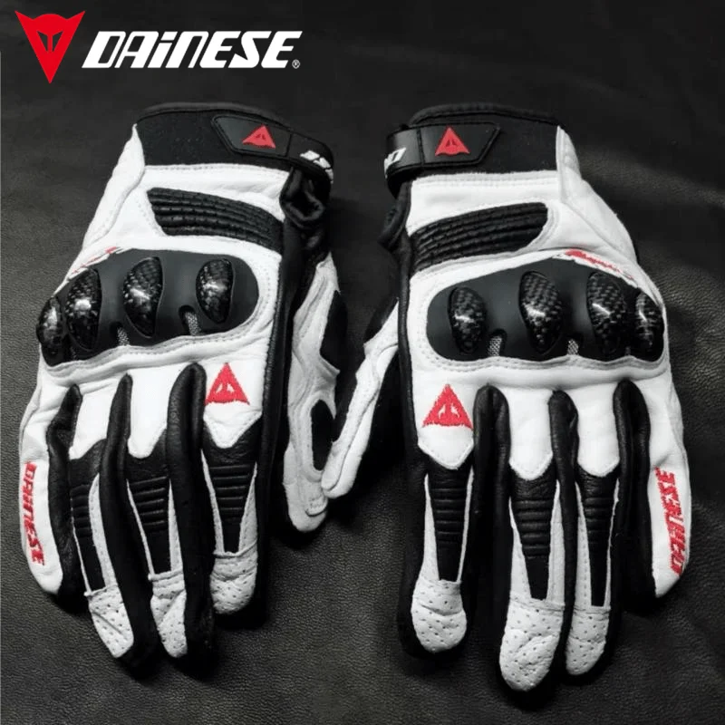 DAINESE 인조 양가죽 장갑, 낙하 방지 및 내마모성 가죽 장갑, DAINESE 오토바이 레이싱 장갑 