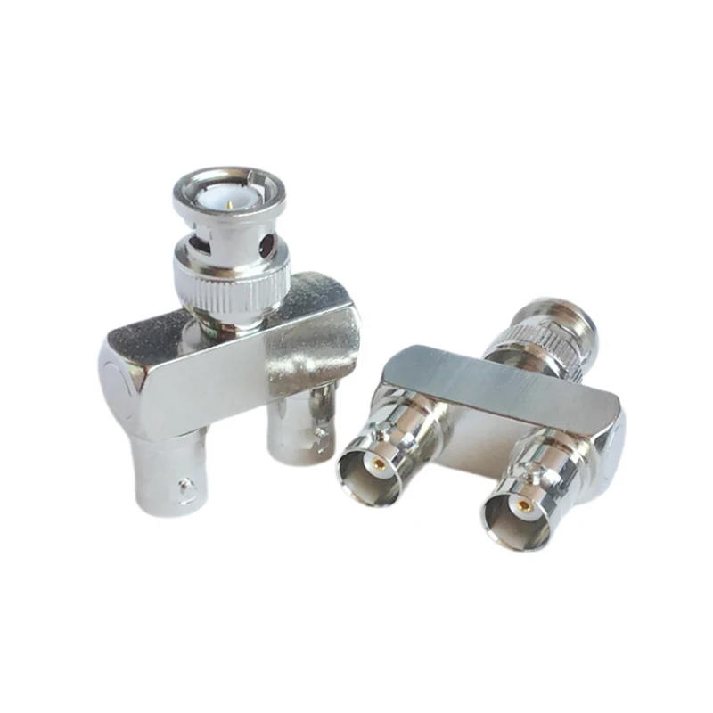 Kupfer-BNC-Steckverbinder-Set BNC-Stecker-Buchse auf Q9-Adapter 90-Grad-Winkel T-Typ 3-Wege-4-Wege-Splitter RF-Koaxial-Konverter – Detail 5