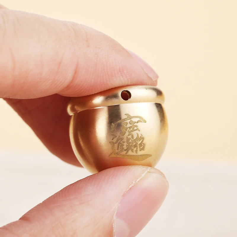 Feng Shui LUCKY Fortune Wealth Brass Cornucopia Baifu Rice Cylinder Desktop Ashtray Study Small Ornament Gift Home Decoration