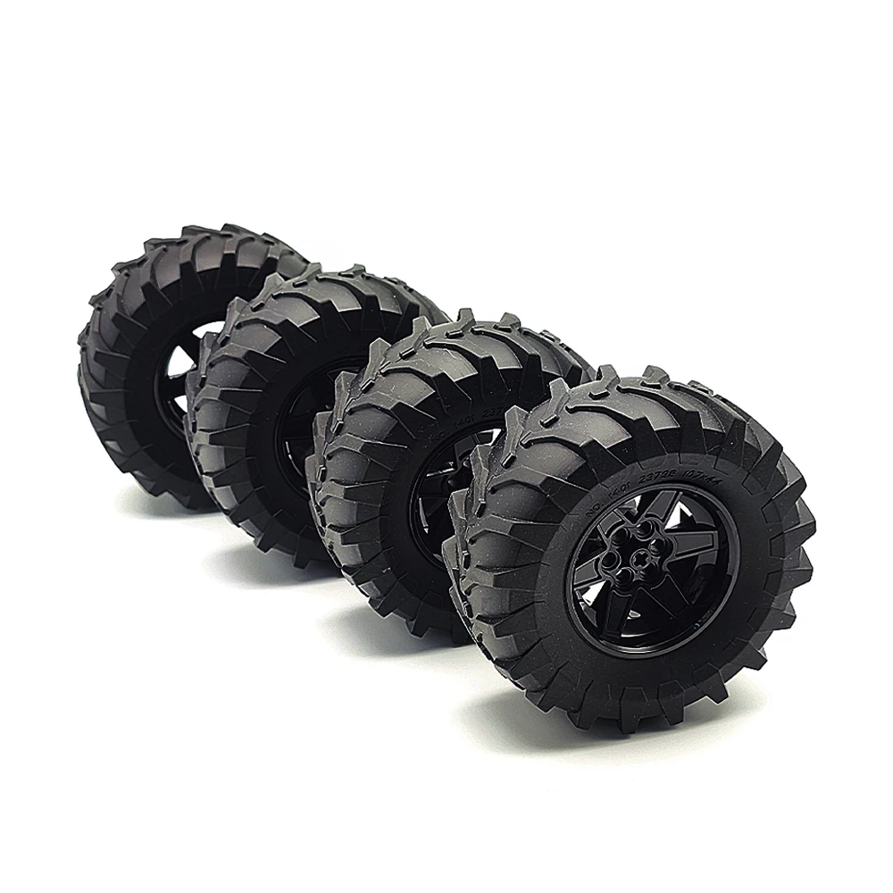 Building Block Wheel Set, Technological Mechanical Parts Tire Building Blocks, Compatible With Classic Building Block Toys