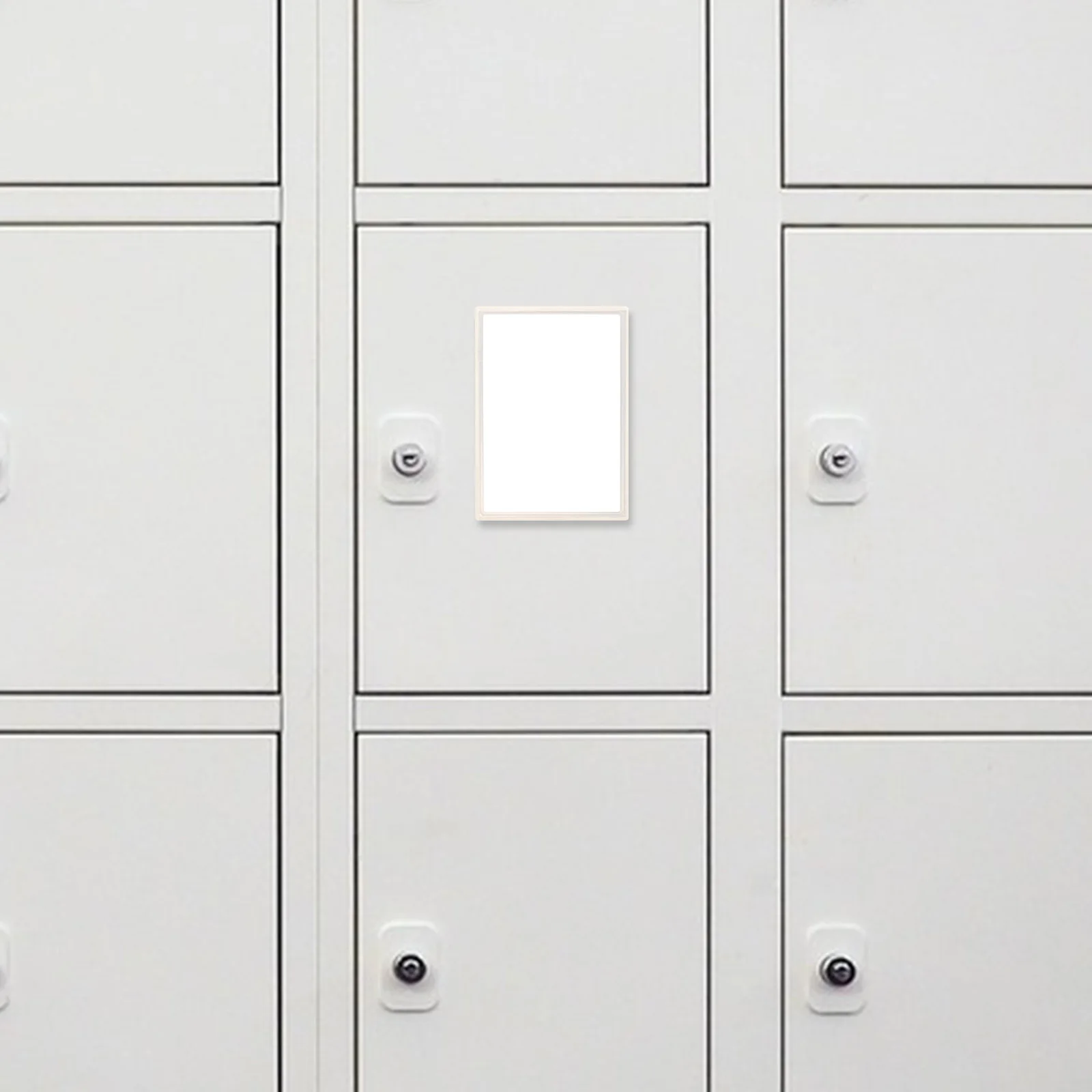 

Vanity Mirror Dresser Gym Locker Desktop Makeup for Filing Cabinet Foldable Transparent Metal