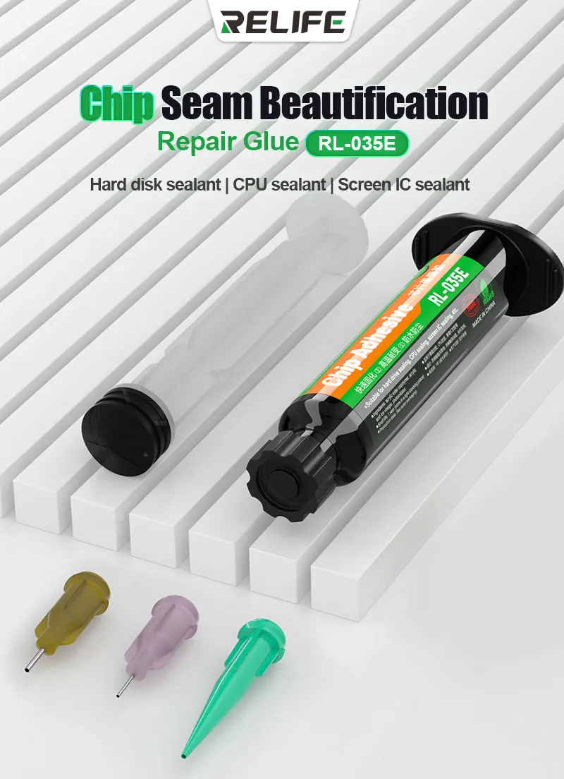 RELIFE-Adesivo Disco Rígido Selagem Chip, CPU Selagem, Tela IC, RL-035E