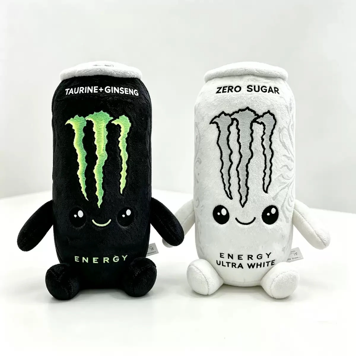 New Zero Sugar Ultra White Can Plush Toy Simulation Energy Drink Can Stuffed Doll Anime Game Home Decor Ornament Gift for Fans