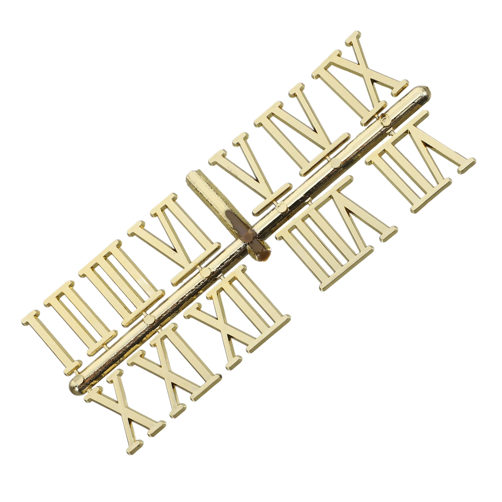 

3CM Electroplated Clock Numbers Modern Wall Roman Numerals Watch Accessories for Crafting Repairing Kit Easy