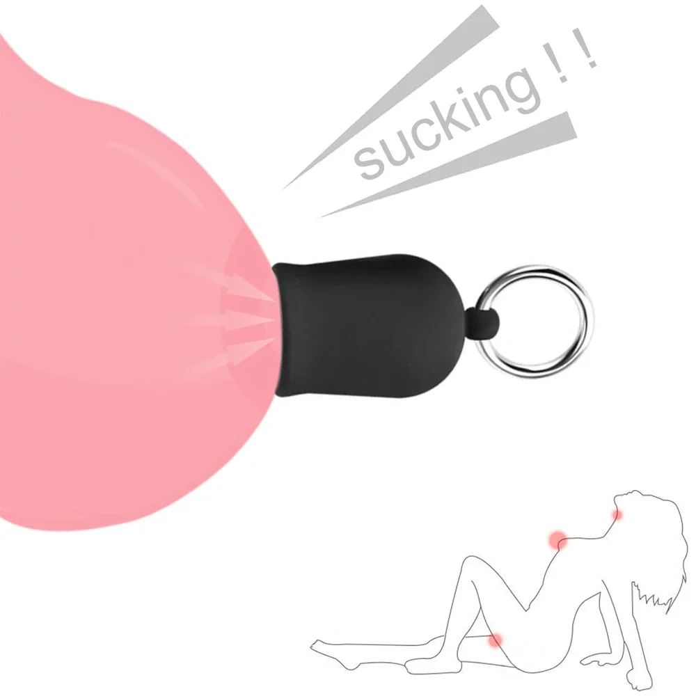 Dual Suction Cup Breast Massager Milk Sucking Device Clitoris Stimulate 2PCS Nipple Sucker Female Breast Enlarger Pump Sex Shop