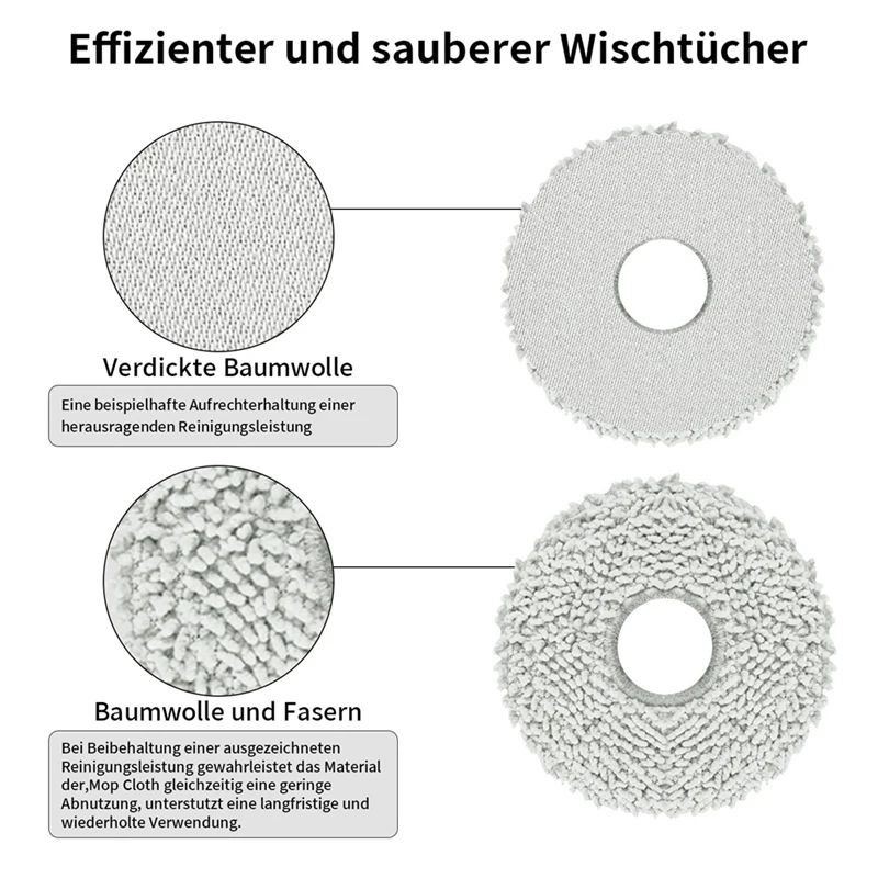 ไม้ถูพื้นสำหรับ T30 Ecovacs deebot T30สูงสุด T30 Pro แปรงไม้ถูพื้นผ้ากรอง HEPA อะไหล่ทดแทนถุงหูรูด