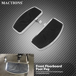 Motorcycle Front Rear Floorboard Driver Passenger Footrest Wide Footpeg For Yamaha Dragstar For Honda Shadow For KAWASAKI Vulcan