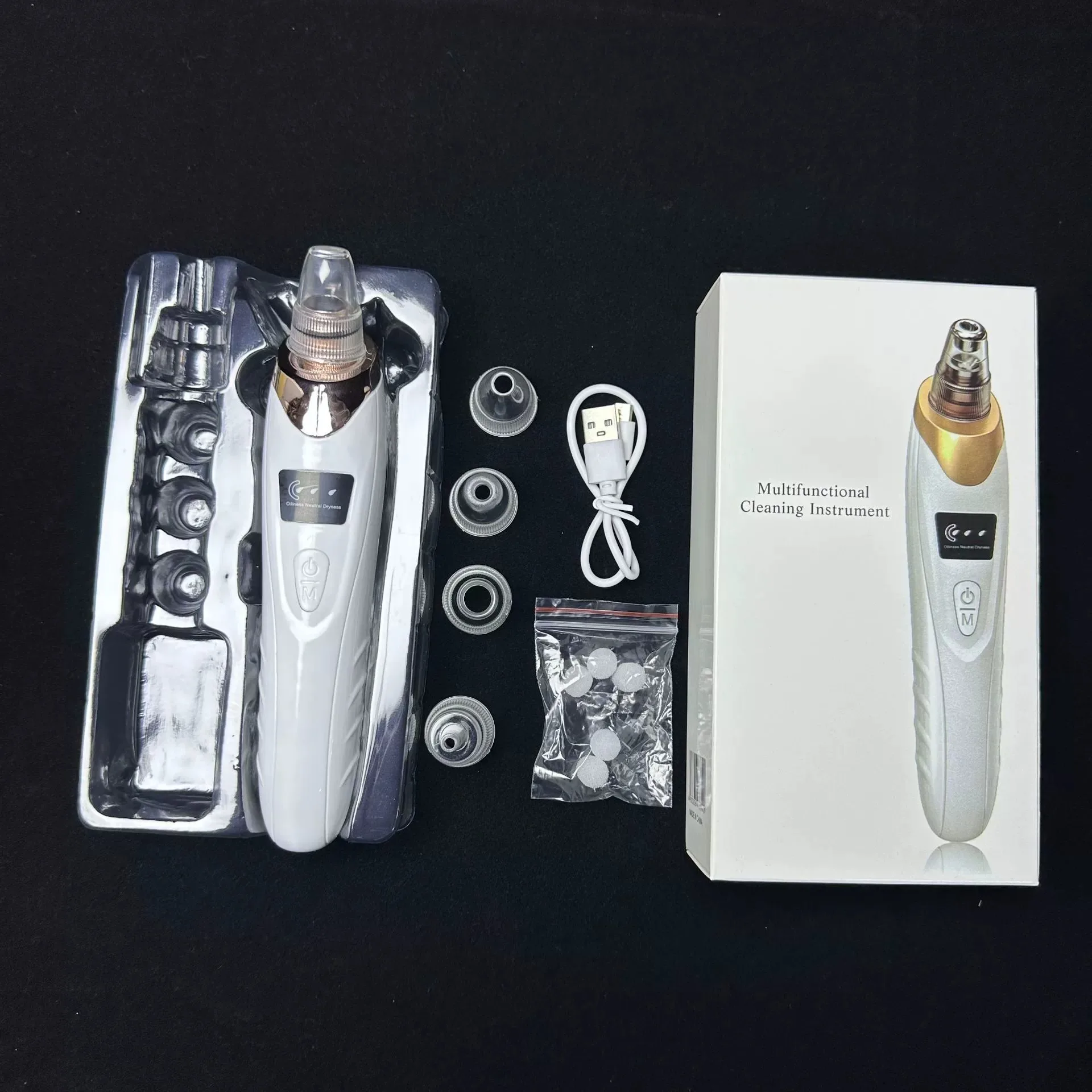 

Электрический вакуумный очиститель пор для ухода за кожей лица, удаление акне, глубокая очистка пор, 5 уровней мощности всасывания, средство для удаления черных точек.