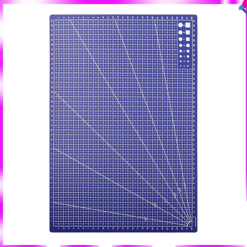 N96R A3 / 45 X 30Cm Sewing Cutting Mats Reversible Design Engraving Cutting Board Mat Handmade Hand Tools 1Pc