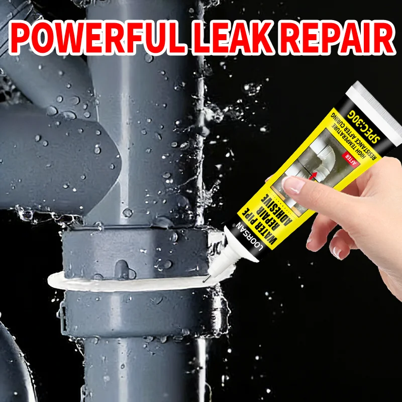 LOORSAN 30g Heavy-Duty Waterproof Sealant Glue for Water Pipe Leak Repair Adhesive for Pipes And Sinks
