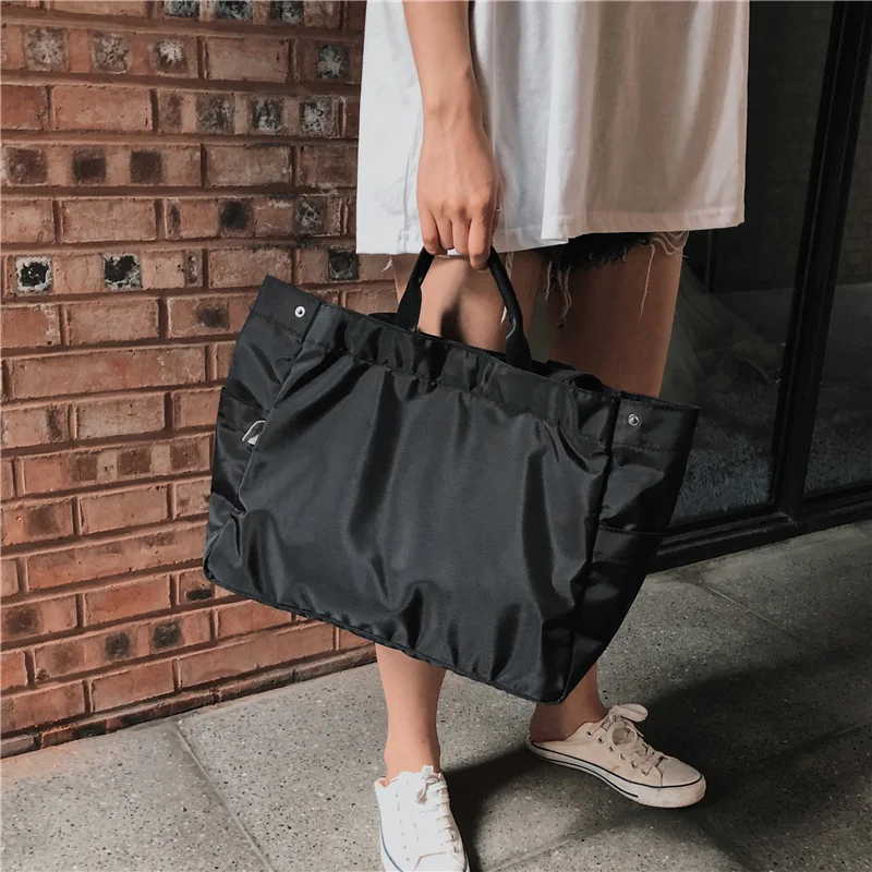 bolsa-de-nylon-ande-capacidade-pasta-executiva-ol209-nova-bolsa-de-ombro-Unico-para-estudantes-com-f-magnetico-cor-pur