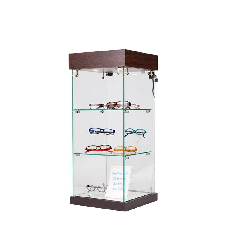 

Custom. keway full showcase with LED lighting glass display cabinets toy products display