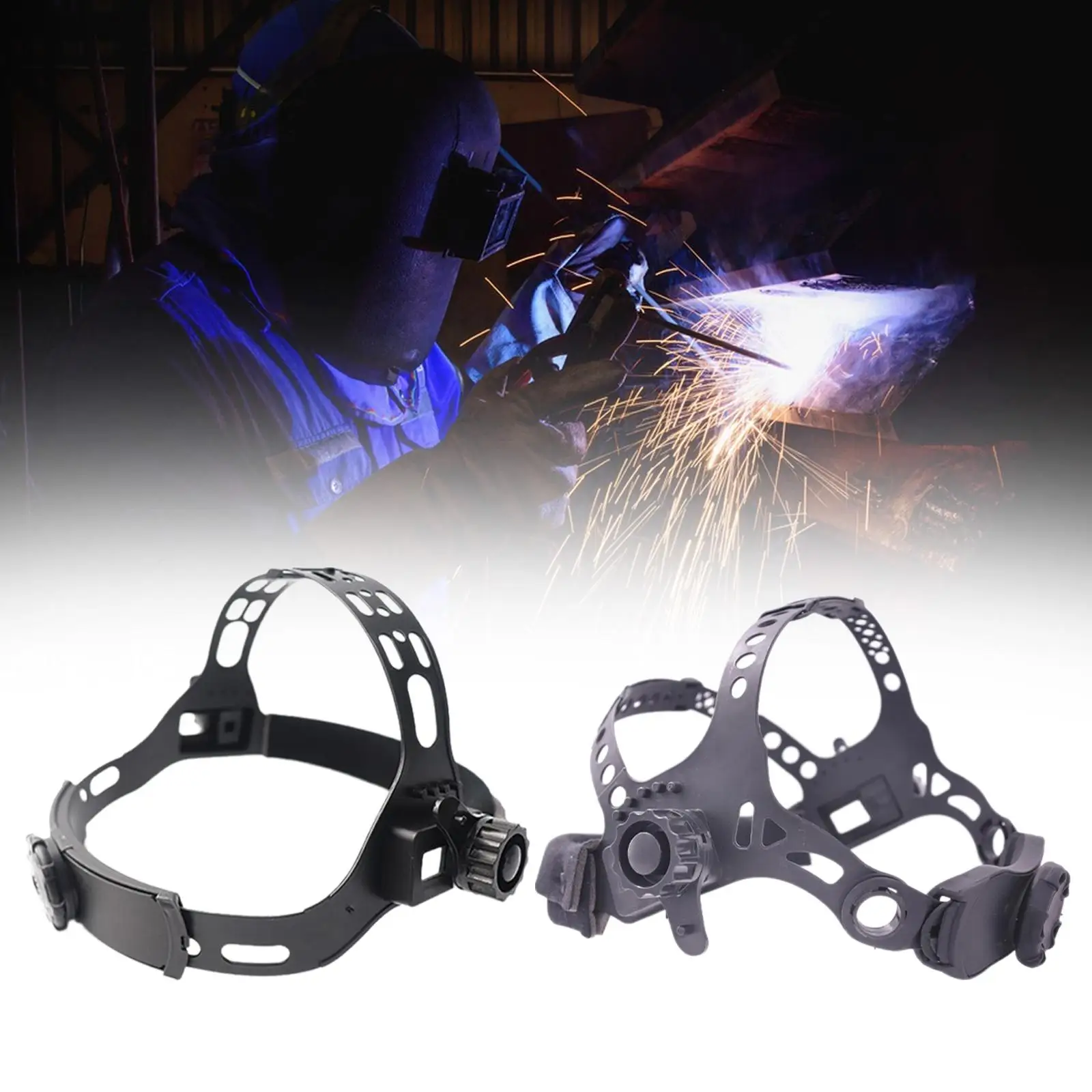 

Welding Replacement Headgear Welding Mask Headband Adjustable Comfortable to Wear Sturdy Practical for Welding Accessories