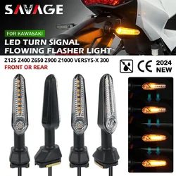 Luz LED de señal de giro para motocicleta, lámpara intermitente direccional para KAWASAKI Z1000, Z900, Z650, Z400, Z125, versys-x 300