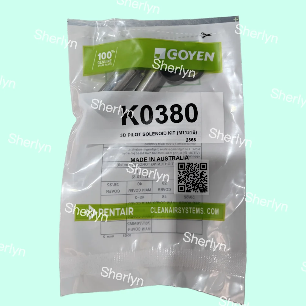 GOYEN K0380 (M1131B) K0384 (M1167B) Pilot Repair Kit For RCA3D0 RCA3D1 RCA3D2 Pulse Valve QT2 Coil Armature Plunger ﻿