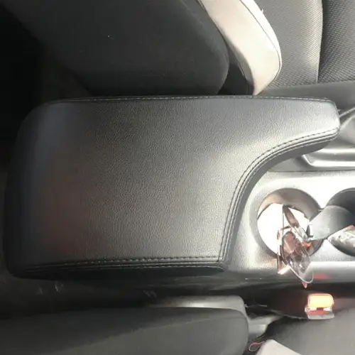 Imagen 2 del producto Para Mazda 3 Axela 2014 2015 2016 2017 2018 cubierta de protección de caja de reposabrazos central Interior de cuero de microfibra accesorios solo LHD