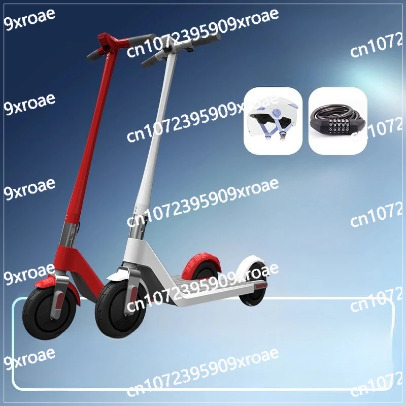 

Light wheat women's double drive electric scooter folding ultra-light small station cycling portable adult scooter