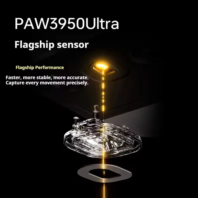 ATK 드래곤플라이 A9 얼티밋 게이밍 e스포츠 2.4g 무선 마우스 Paw3950 울트라 인체공학적 장시간 배터리 게이밍 마우스 선물