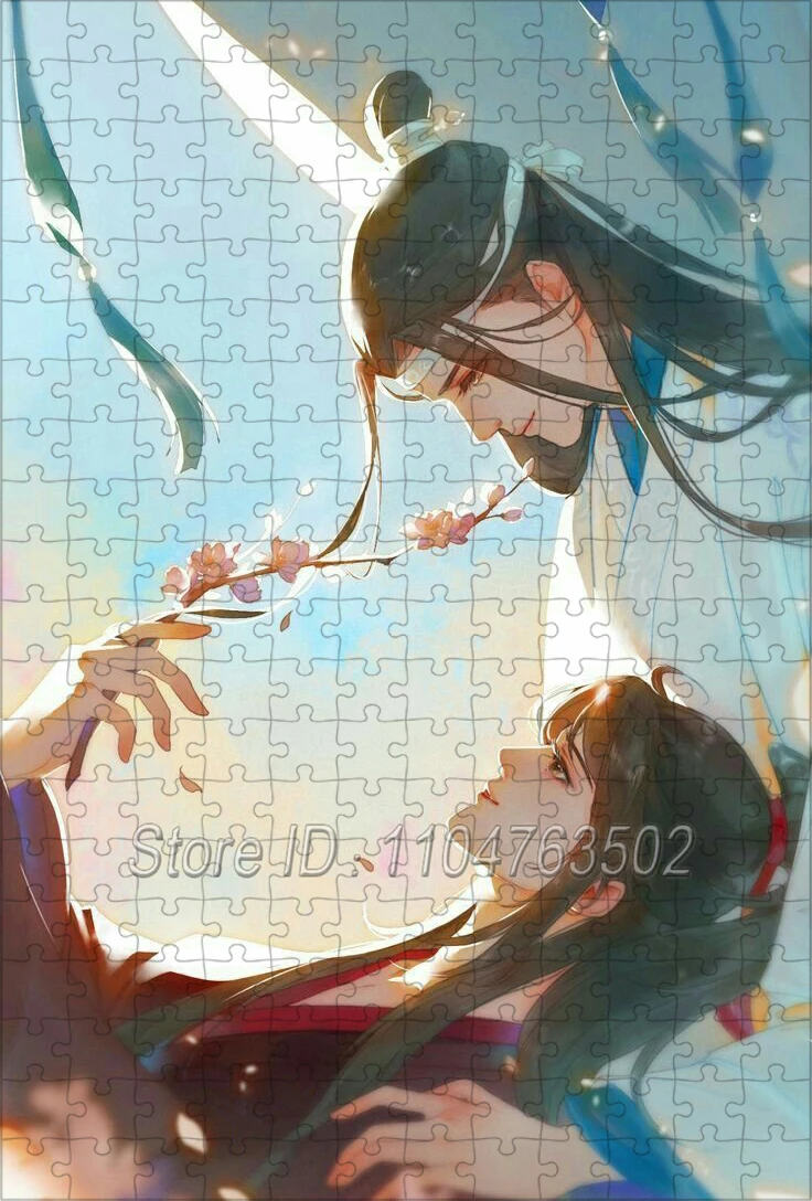 

Mo Dao Zu Shi Puzzle Chinese Anime Characters Wei Wu Xian Jigsaw Puzzle for Adult Handmade Decompression Toys Collection