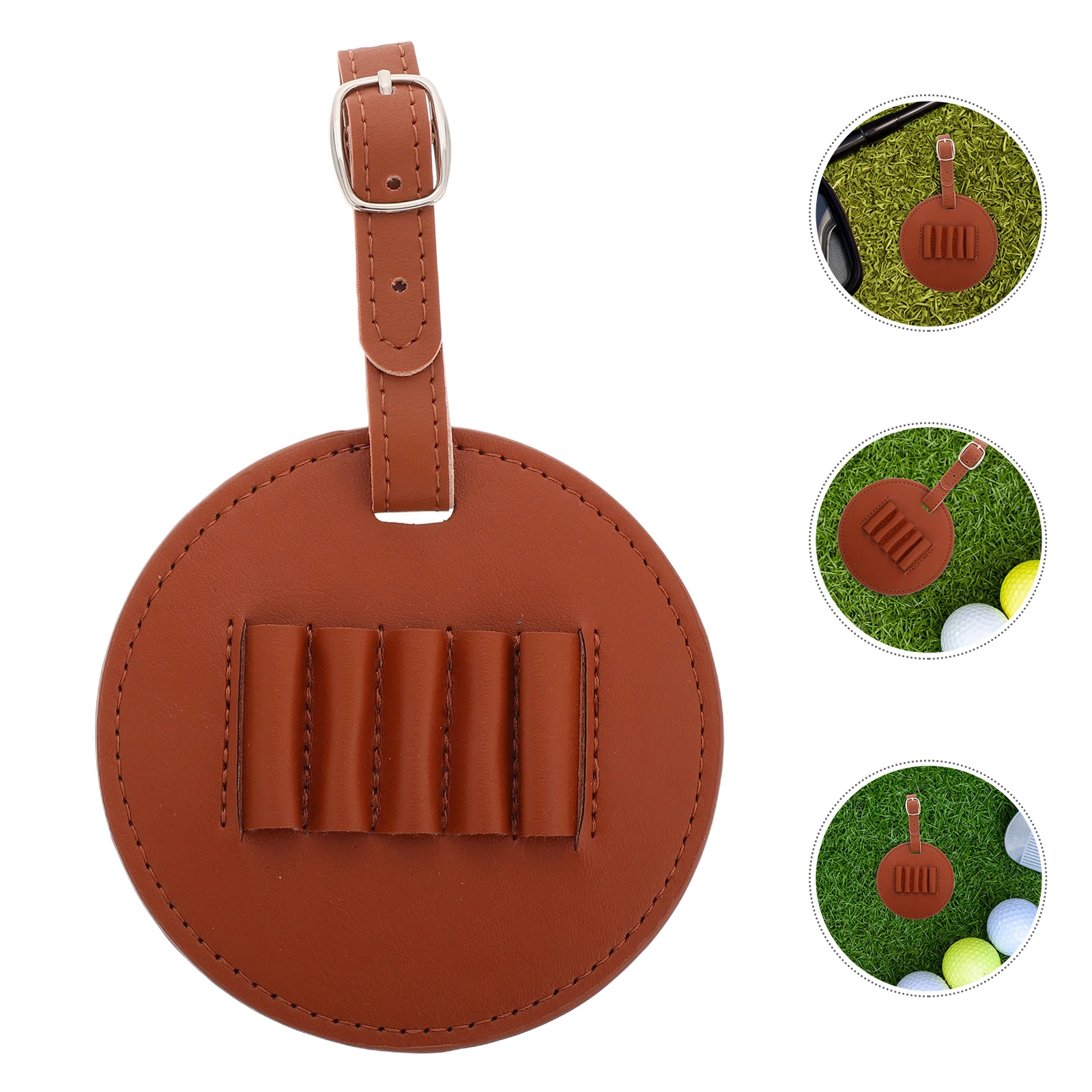 

2Pcs Golf Tee Holder Organizer -Carry Compact Design for Long-Term Use Golf Bag Compatible Outdoor Sports Accessory