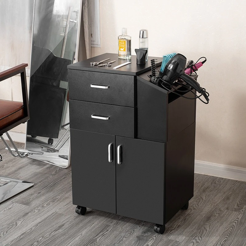 Hair tool cart, barber shop storage rack, trolley, multi-layer rack, beauty cart