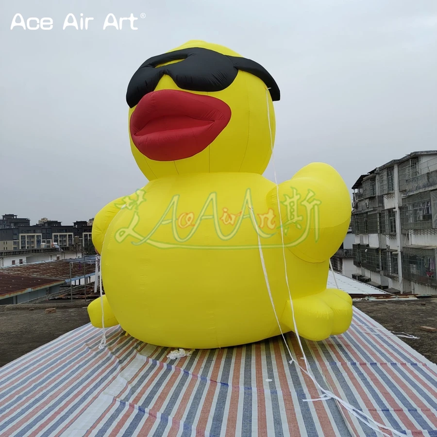 Giant Inflatable Yellow Duck Model for Promotion and Advertising, 2023