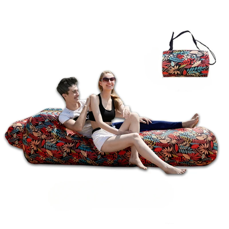 

Camping Inflatable Sofa Air Lounger Outdoor Lazy Sofa Bed Portable Beach Lounges Chair Waterproof Water Lounge Floating Bed