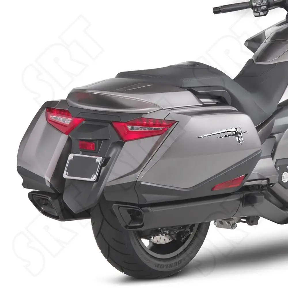 Fits for Honda Goldwing 1800 1500 GL1800 GL1500 1990-2022 Motorcycle Accessories Rear Luggage Chrome Decorative Decal Stickers
