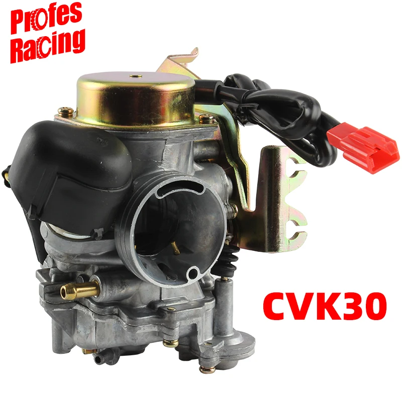 Motorcycle CVK30 Carburetor CVK 30MM Carb For Scooter ATV UTV Scooters GY6 150CC 200CC 250CC Engine Street Bike Dirt Bikes