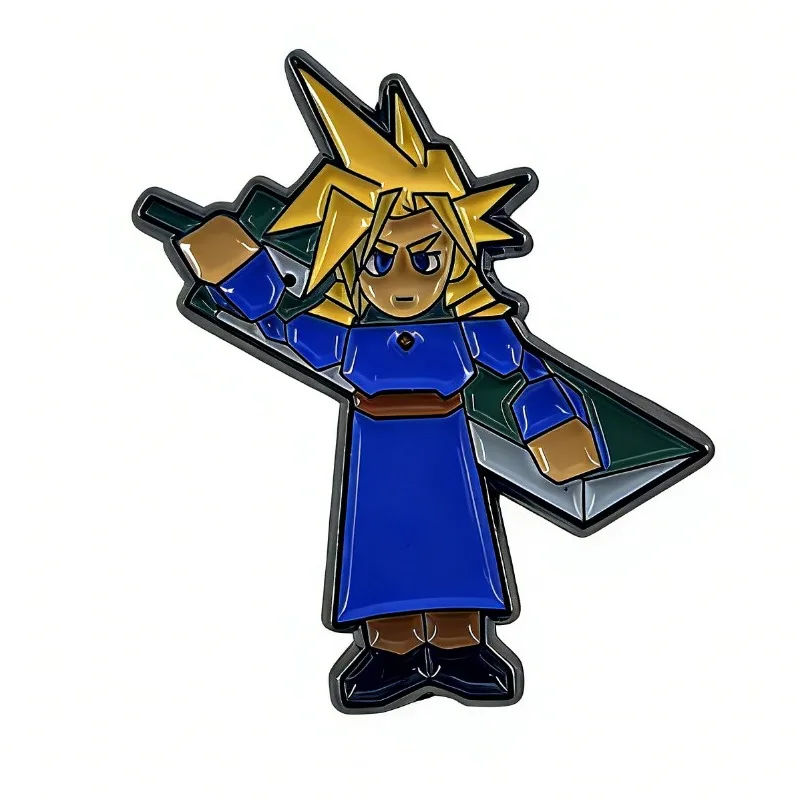 Fantasy Warrior Blade Enamel Pin Metal Brooch Badge Backpack Collar Trendy Fashion Collectible Accessory Gift