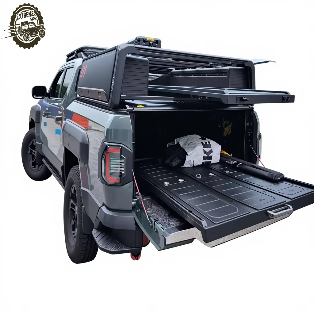

Push Pull Cargo Drawer Sliding Tray Multi Functional Universal Pickup Truck Bed Slide Tray