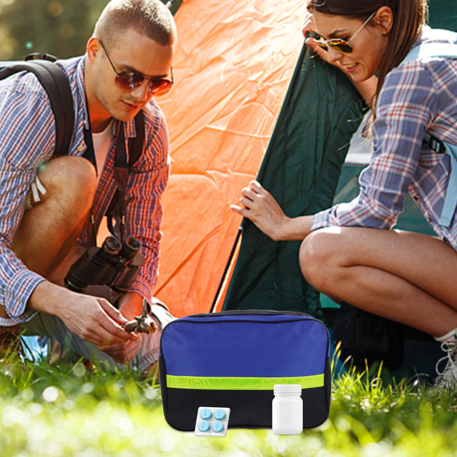 

Multifunctional Car Emergency Bag Heavy Duty Oxford Cloth Waterproof Storage Bag For Car Truck Suv Portable Lightweight Trunk