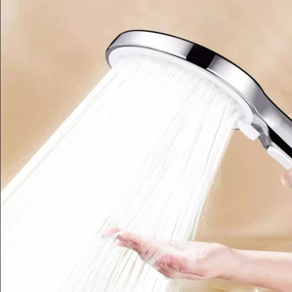 12CM Big Panel Large Flow Shower Head 5 Modes Adjustable High Pressure Water Saving Shower Head SPA Shower Bathroom Accessories