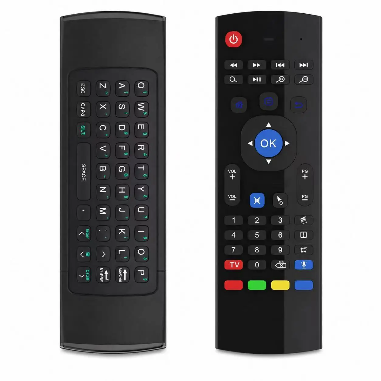MX3 Air Mouse Mini Keyboard Wireless Remote 2.4G Multifunctional Fly Mouse with Infrared Learning for Android Smart TV Box