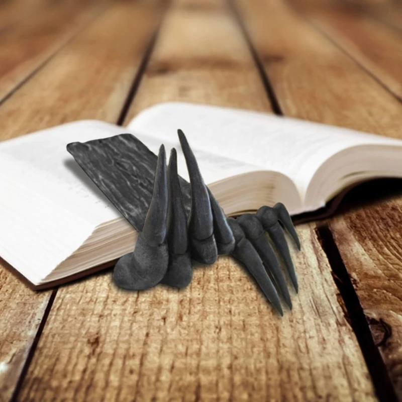 Creative Devils Hand Bookmarks Funny Devils Claw Resin Stationery Dropship