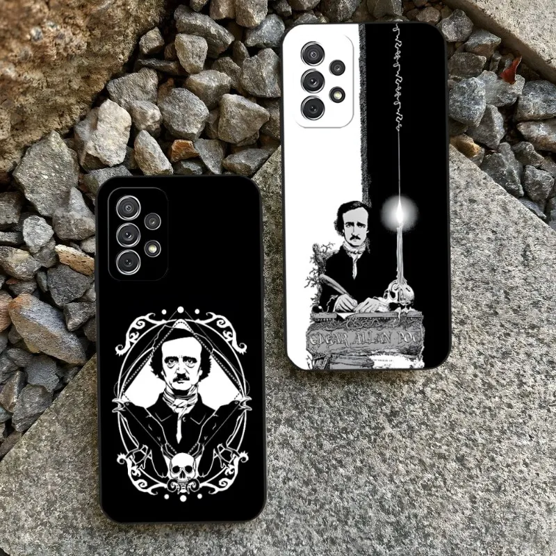 Edgar Allan Poe Phone Case For Samsung Galaxy S30 S23 S21 S22 S20 Ultra Fe S10 S8 S9 Note 20 10 Pro Plus Back Cover